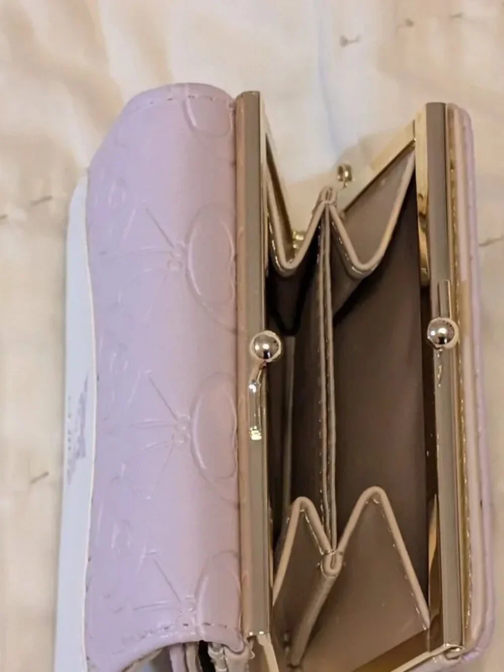 Kuromi faux leather wallet